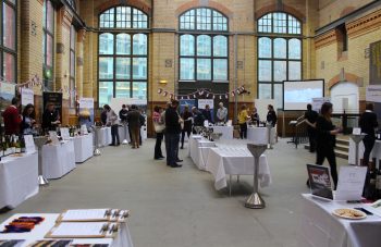 Wine event in PHM's Engine Hall.