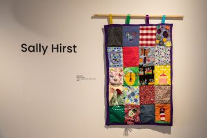 Sensory Quit hand and machine embroidery by Sally Hirst, 2022. Image credit Rachel Bywater Photography