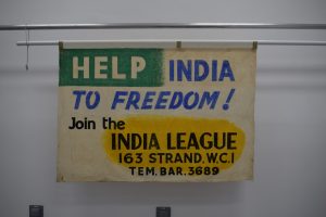 Help India to Freedom Join the India League banner, 1930