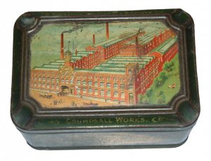 Crumpsall Biscuit Works tin, 1905. Image courtesy of People's History Museum