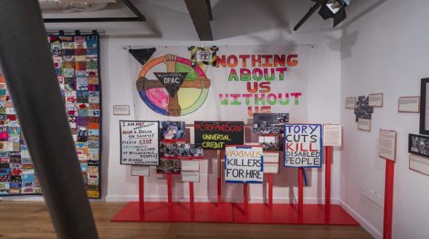 Image of Nothing About Us Without Us exhibition at People's History Museum.