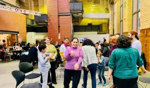 Image of City of Sanctuary coffee morning at People's History Museum.