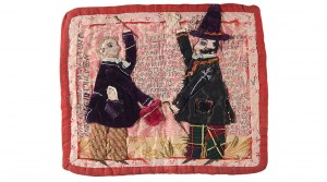 Lorina Bulwer sampler, late 1800s. Image courtesy of Costume and Textile Collection, Norwich Castle Museum and Art Gallery (Norfolk Museums Service)