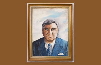 Image of Aneurin Bevan portrait by W P Alston, 1980. NMLH.1992.716. Image courtesy of People's History Museum.