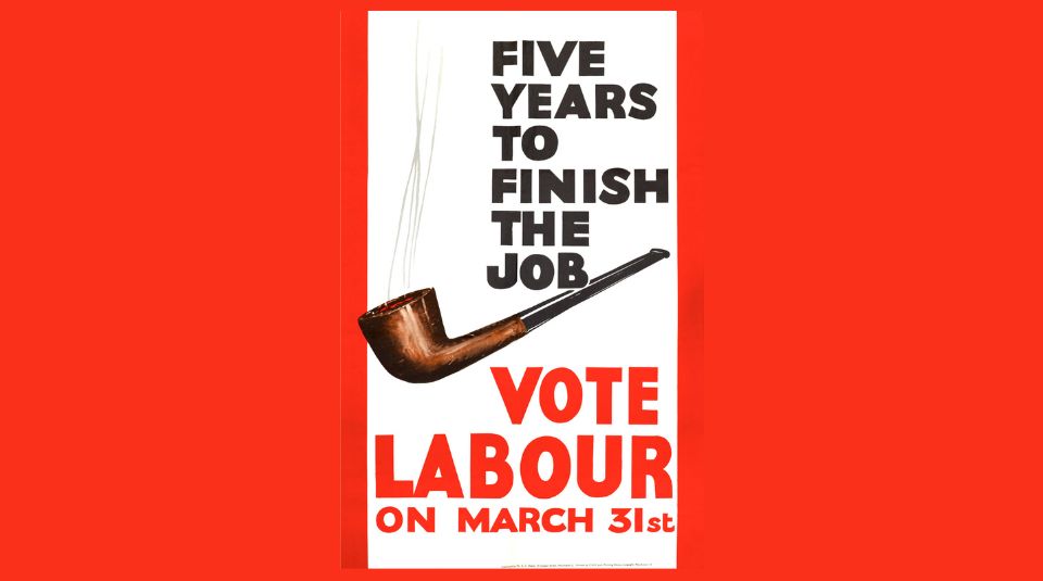 Five Years To Finish The Job poster, 1966