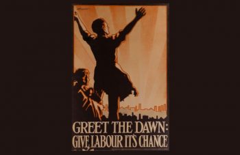 Image of Greet The Dawn poster, 1923. NMLH.1995.39.43. Image courtesy of People's History Museum.