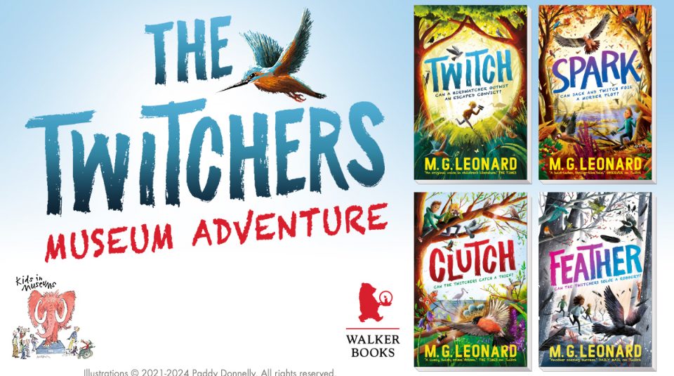Image of The Twitchers Museum Adventure, with Kids in Museums and Walker Books.