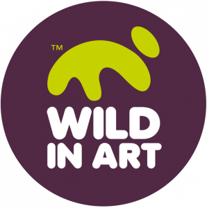 Wild in Art logo.
