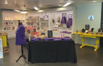 Image of the gift shop at People's History Museum.