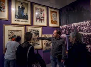 Gallery tour at People's History Musuem. Image courtesy of People's History Museum