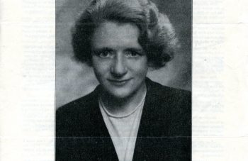 Image of Black and white headshot. The text reads General Election 1945.