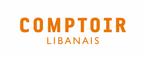 Orange text "Comptoir Libanais"