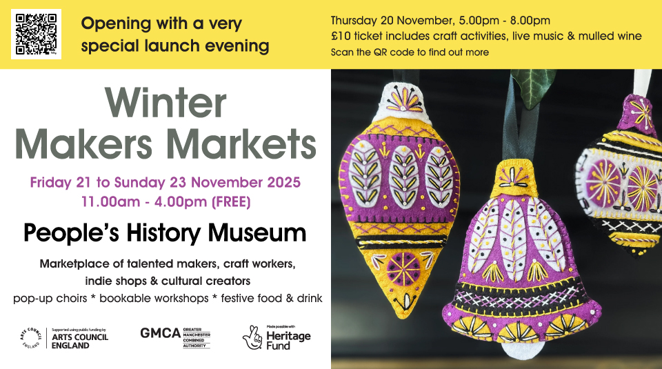 Image of Flyer for a winter makers market