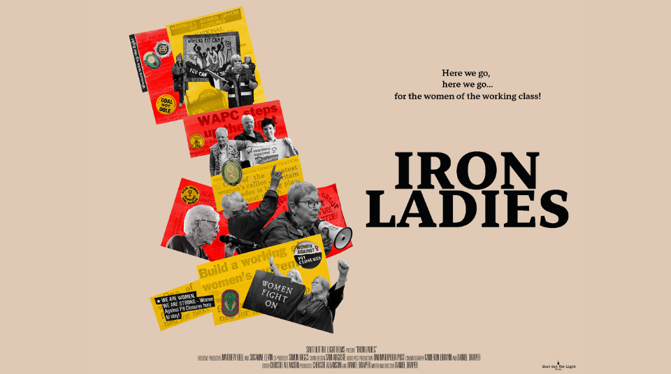 Image of Red and yellow photographs laid out in the shape of Britain.