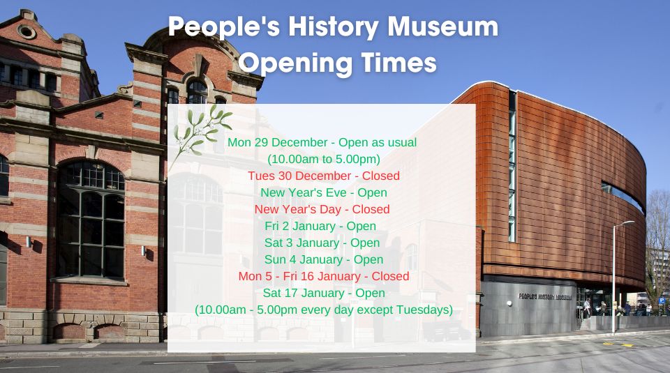 Image of People's History Museum 2025 2026 opening hours