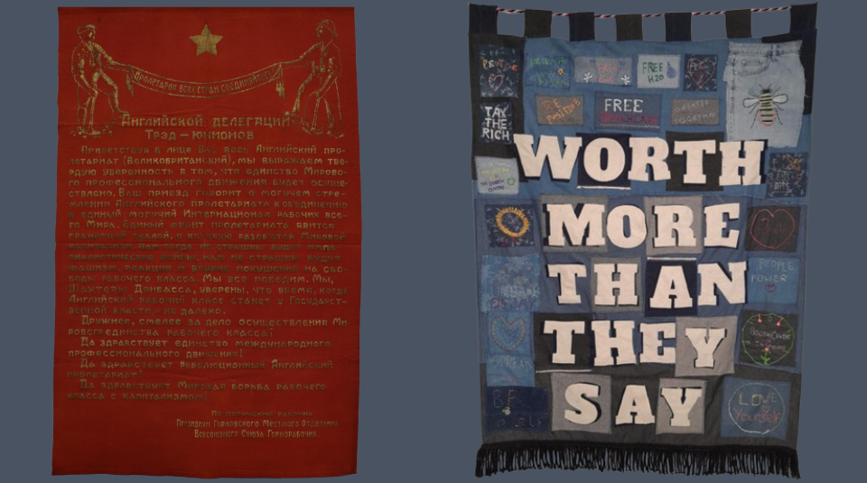 Image of English Delegations of the Trade Unions and Worth More Than They Say banner, 2025