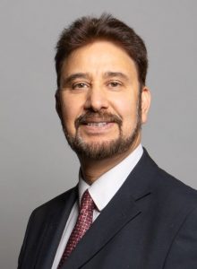 Afzal Khan MP. Colour headshot photograph of Afzal Khan MP.